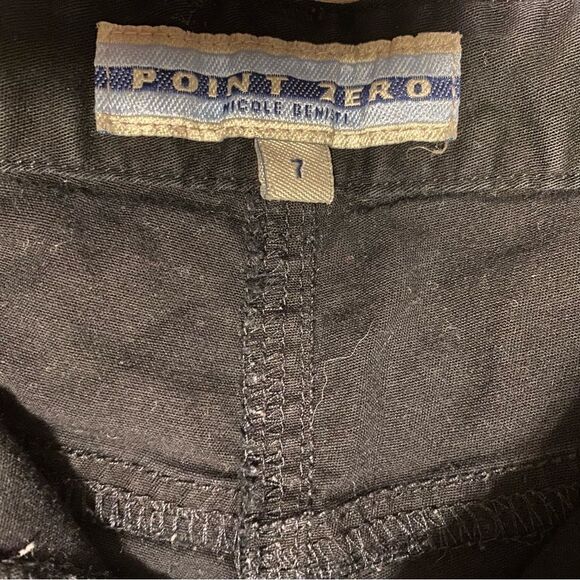 Point Zero Black Shorts Size 7 Juniors - Picture 8 of 10